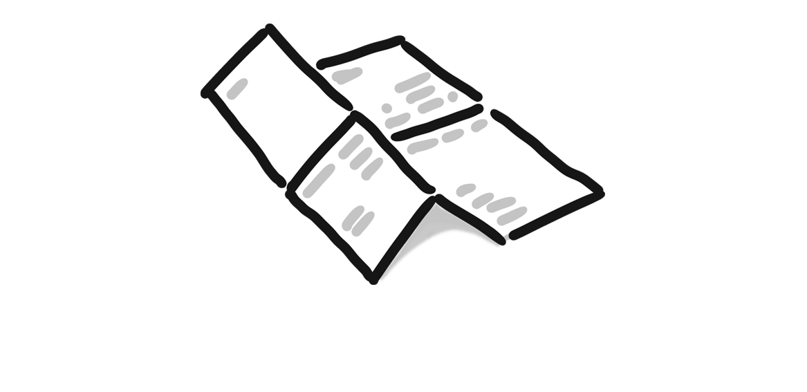 Mobiles, faltbares Whiteboard - flexible Planung für deine Reise
